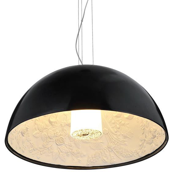 Plaster pendant deals light